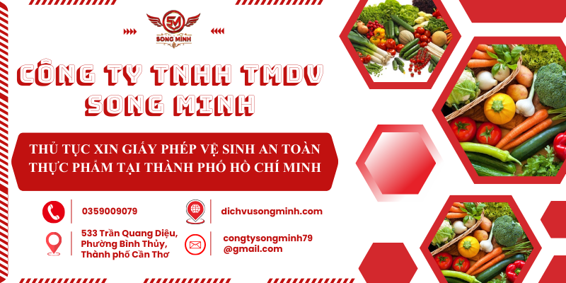 Thủ tục xin giấy phép vệ sinh an toàn thực phẩm tại Thành Phố Hồ Chí Minh Hồ sơ xin giấy phép vệ sinh an toàn thực phẩm tại Thành Phố Hồ Chí Minh